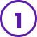 Numero 1 en un circulo